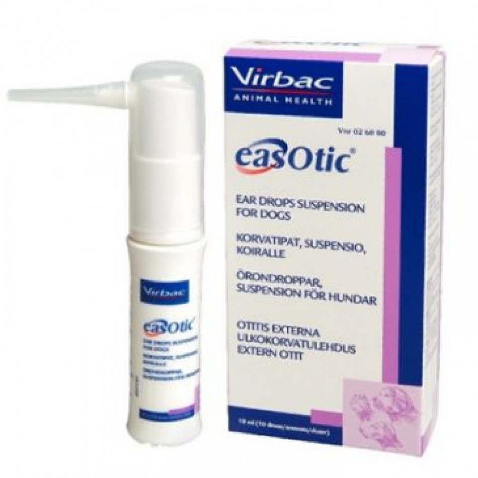 Virbac Easotic -за лечение на външен отит при кучета и котки 10 мл.