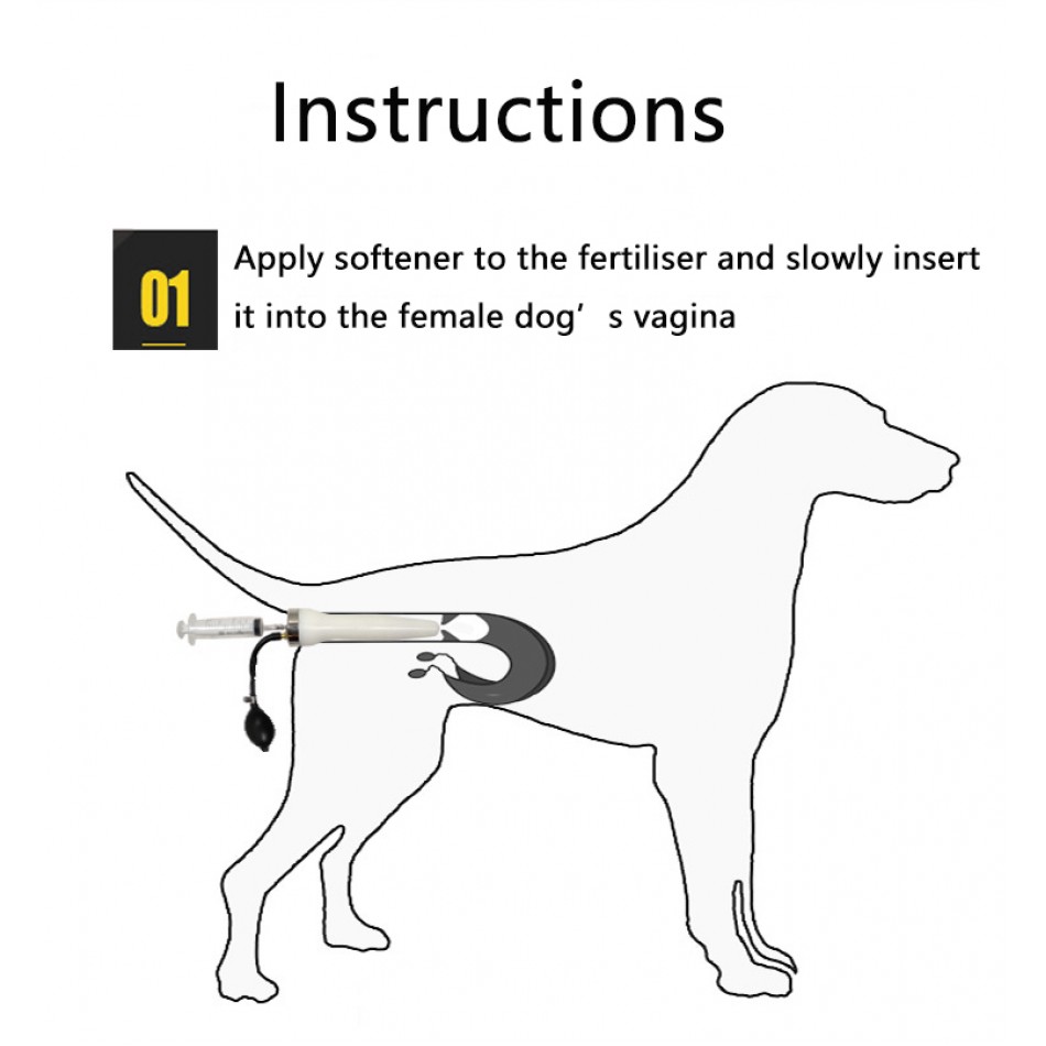 Reusable Artificial Insemination kit for Dog / Комплект за изкуствено осеменяване  на кучета за многократна употреба 