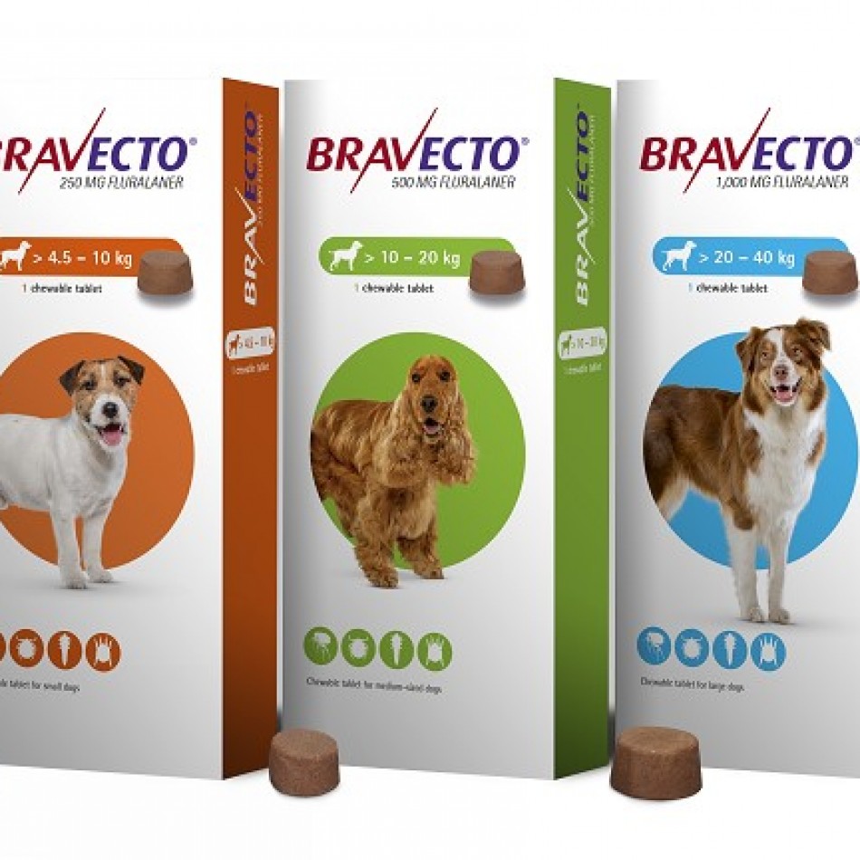 Bravecto® Chew / Бравекто овкусена дъвчаща таблетка за кучета