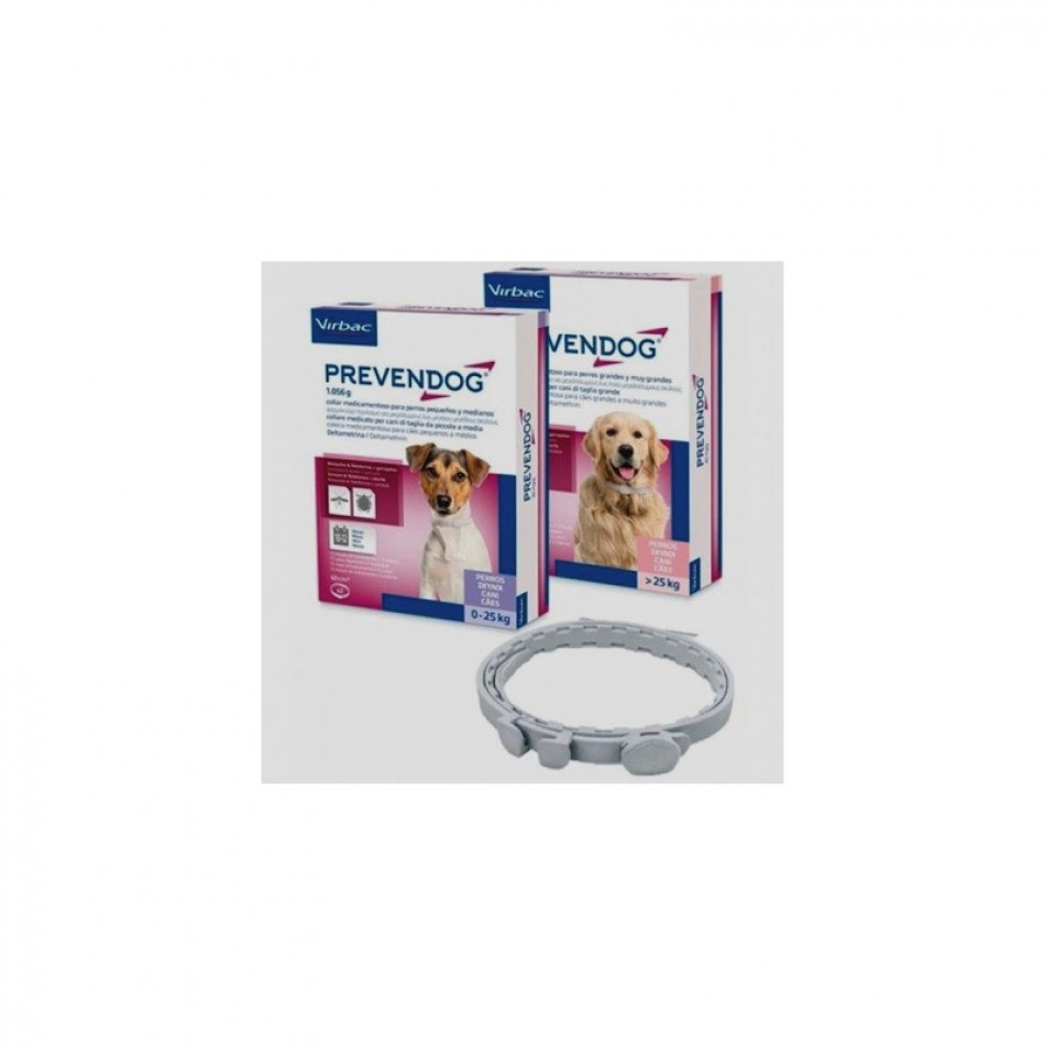 PREVENDOG VIRBAC 60СМ / 75 СМ /  Превендог противопаразитни каищки 2 бр. 