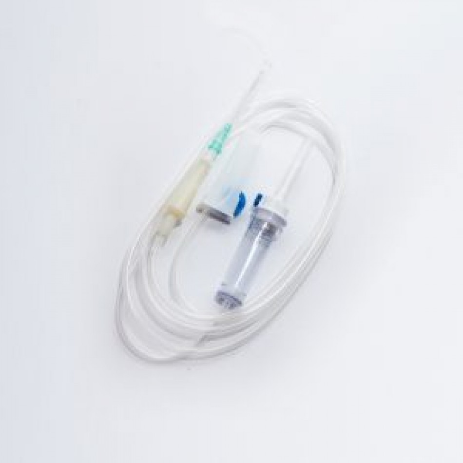 Infusion system -Инфузионна система за венозно вливане с отвор за допълнително добавяне на лекарства  