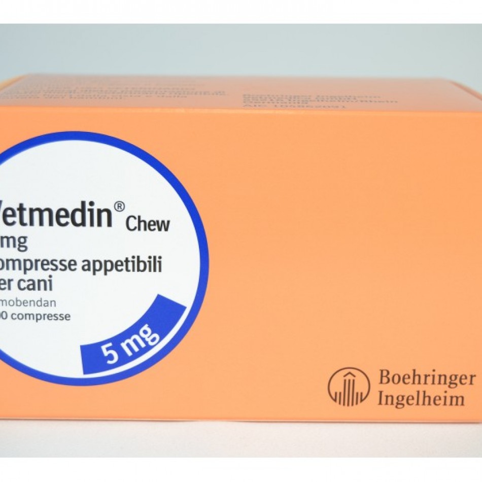 Vetmedin S 5 mg / Ветмедин S 5 мг таблетки за дъвчене за кучета / 50 бр. в кутия