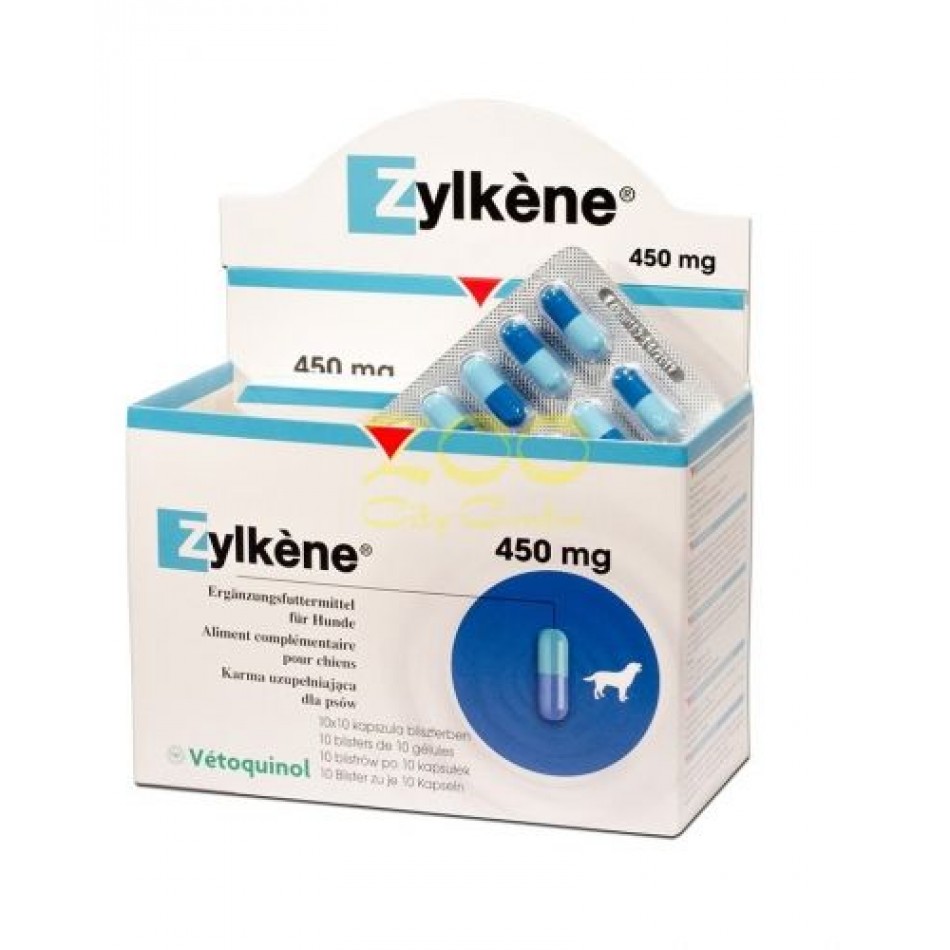 Vetoquinol - Zylkene / Зилкен / - срещу стресови фактори 450 мг. / 10 капсули